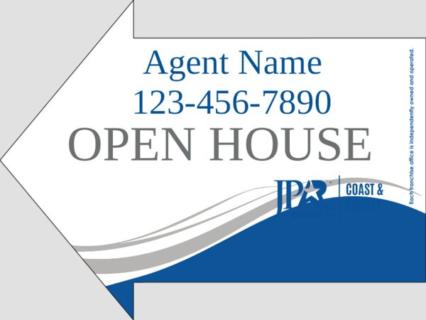 Picture of Open House Arrow Shaped - Arrow Shaped