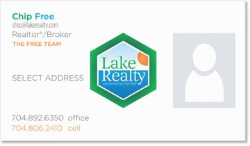 Picture of Business Card - Agent Photo - Long Email