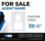 Picture of Agent Photo and Team Logo Sign - 22" x 24"