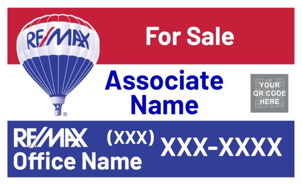 Picture of RE/MAX For Sale Sign (QR) - 18" x 30"