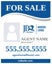 Picture of For Sale Agent Photo Sign - 30"x24"