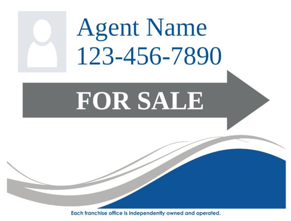 Picture of Agent Photo For Sale Directional - 18" x 24"