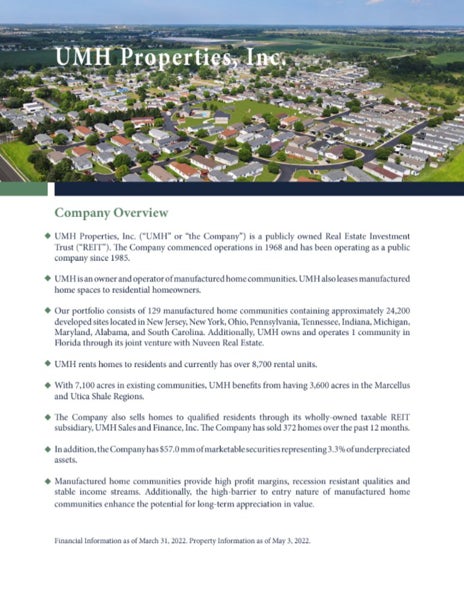 Picture of Investor Flyer - 2 Sided