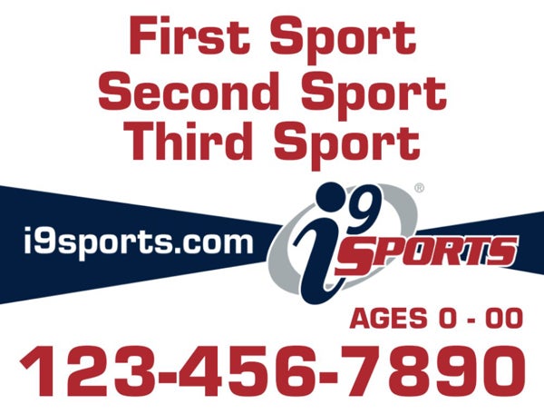 Picture of THREE SPORT SIGN