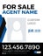 Picture of Agent Photo and Team Logo Vertical Sign - 24" x 18"