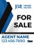 Picture of For Sale Agent Vertical Sign - 24" x 18"