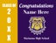 Picture of Marianna High School - Design B