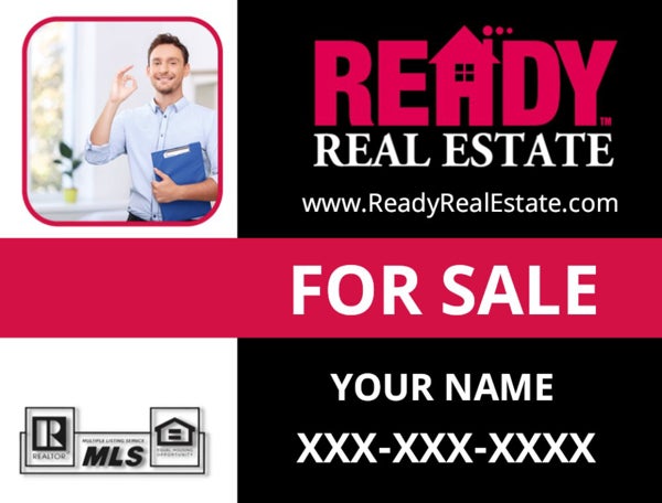 Picture of 18" x 24" Yard Sign  - Ready Real Estate