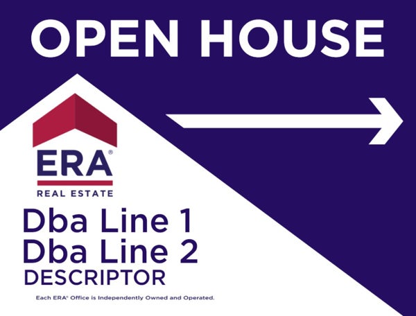 Picture of OPEN HOUSE, DBA Line 1, DBA Line 2, Descriptor - 18" x 24"