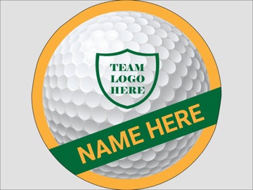 Picture of Circle Shaped Golf 17" Yard Sign