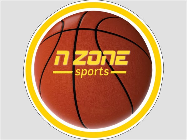 Picture of Circle Shaped  Basketball 17" Yard Sign