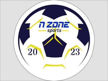 Picture of Circle Shaped Soccer 17" Yard Sign