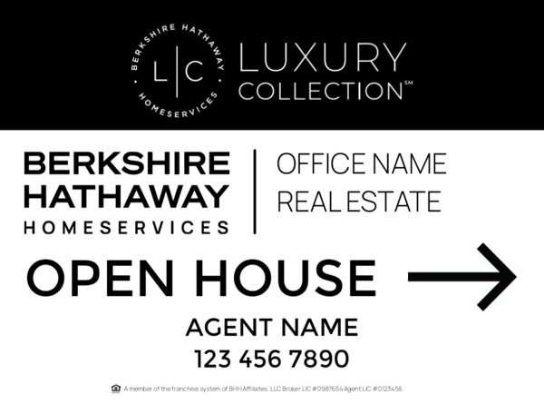 Picture of Open House - Black - 24 x 18 - DEPRECATED