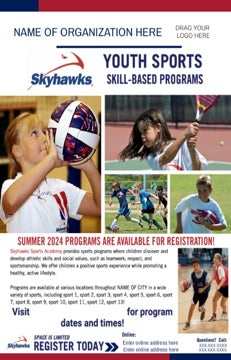 Picture of Skyhawks Flyer - English - One Sided
