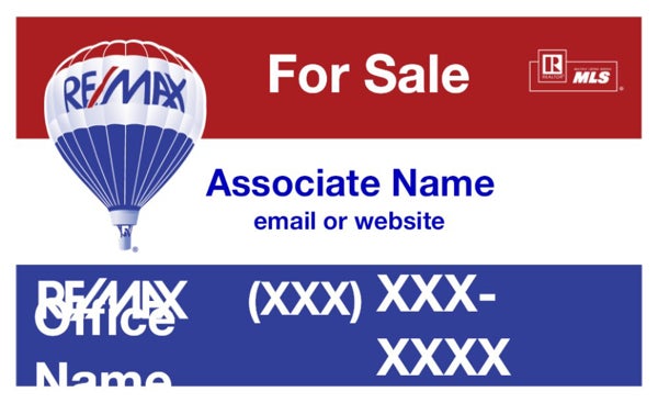 Picture of RE/MAX For Sale Sign (QR/Email/URL)