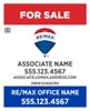 Picture of Vertical Standard Yard Sign with DRE - 30" x 24"