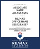 Picture of Office-Prominent Sign with DRE - 30" x 24"