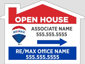 Picture of Directional Sign - House Shaped