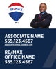 Picture of 30x24 Blue Sign - Associate Photo - Design 2