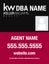 Picture of Keller Williams Agent For Sale Sign (Photo,Agent, Phone#, URL) - 24" x 18"
