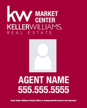 Picture of Keller Williams Red Photo Sign - 30" x 24"