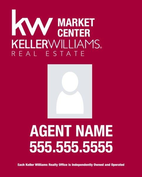 Picture of Keller Williams Red Photo Sign - 30" x 24"