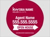 Picture of Agent Open House Arrow Directional Sign - 17" x 17" Circle Shaped