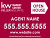 Picture of Open House With Phone, Name And Website (All Red) - 18" x 24"