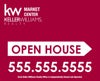 Picture of Open House With Phone (All Red) - 24" x 30"