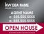 Picture of Open House with 2 Phone (Gray Gradient) - 18" x 24"