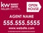 Picture of Open House With Phone, Name And Website (All Red) - 18" x 24"