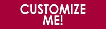Picture of Customize Me (White, Red) - 6" x 24"