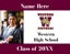 Picture of Western High School - Design D