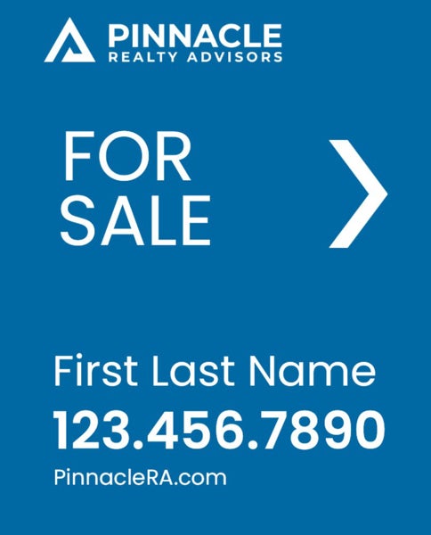 Picture of 30" x 24" Aluminum For Sale Panel - Blue