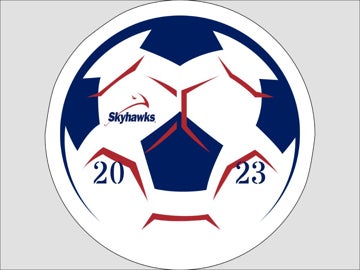 Picture of Circle Shaped Soccer 17" Yard Sign