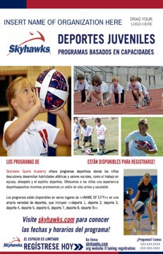 Picture of Skyhawks Flyer -Spanish - One Sided