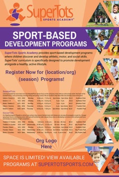 Picture of Supertots Poster- Program 24" x 36"