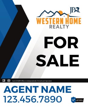Picture of For Sale Agent Vertical Sign - 30"x24"