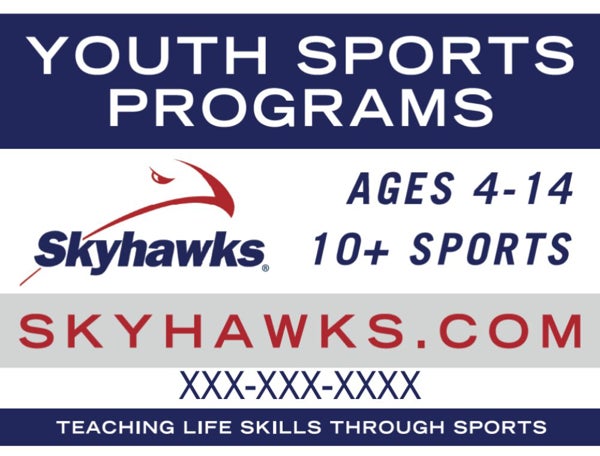 Picture of Skyhawks Yard Sign -Editable - 18" x 24"