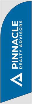 Picture of Feather Flag - Pinnacle Blue Logo