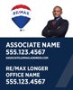 Picture of 30x24 Vertical Property Sign - Longer Office Name