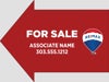 Picture of Directional Arrow Shape - Red Design 1