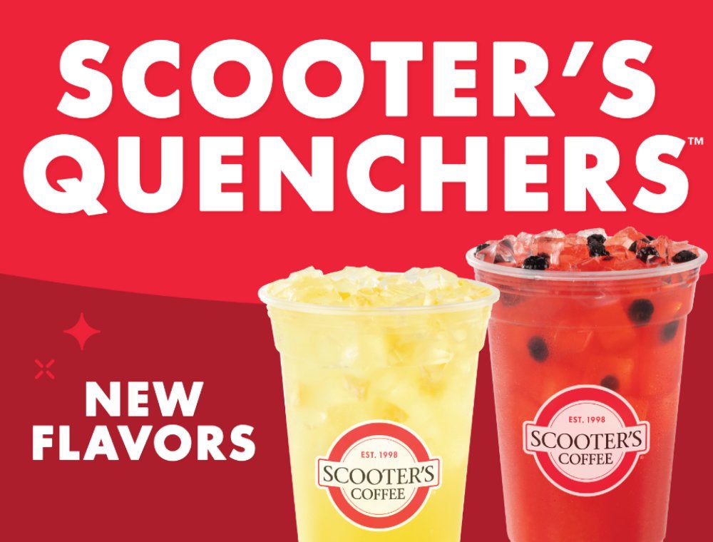 Scooter's Coffee. Quenchers Yard Sign DEPRECATED