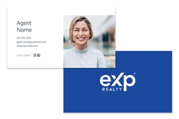 Picture of Royal Blue eXp Branded Card