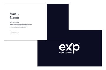 Picture of Dark Blue eXp Branded Card - 2