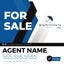 Picture of Raintown - For Sale Agent Sign - 24" x 24"