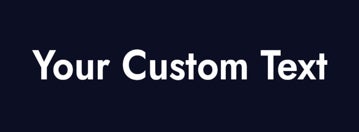 Picture of Design Your Own Navy Rider - 6" x 18"