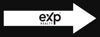 Picture of New Black Logo Arrow Directional - 6" x 18"