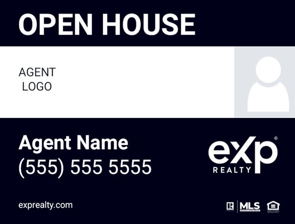 Picture of Agent Photo Open House Sign - 18" x 24"