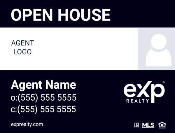 Picture of Agent Photo Open House Sign - 18" x 24"